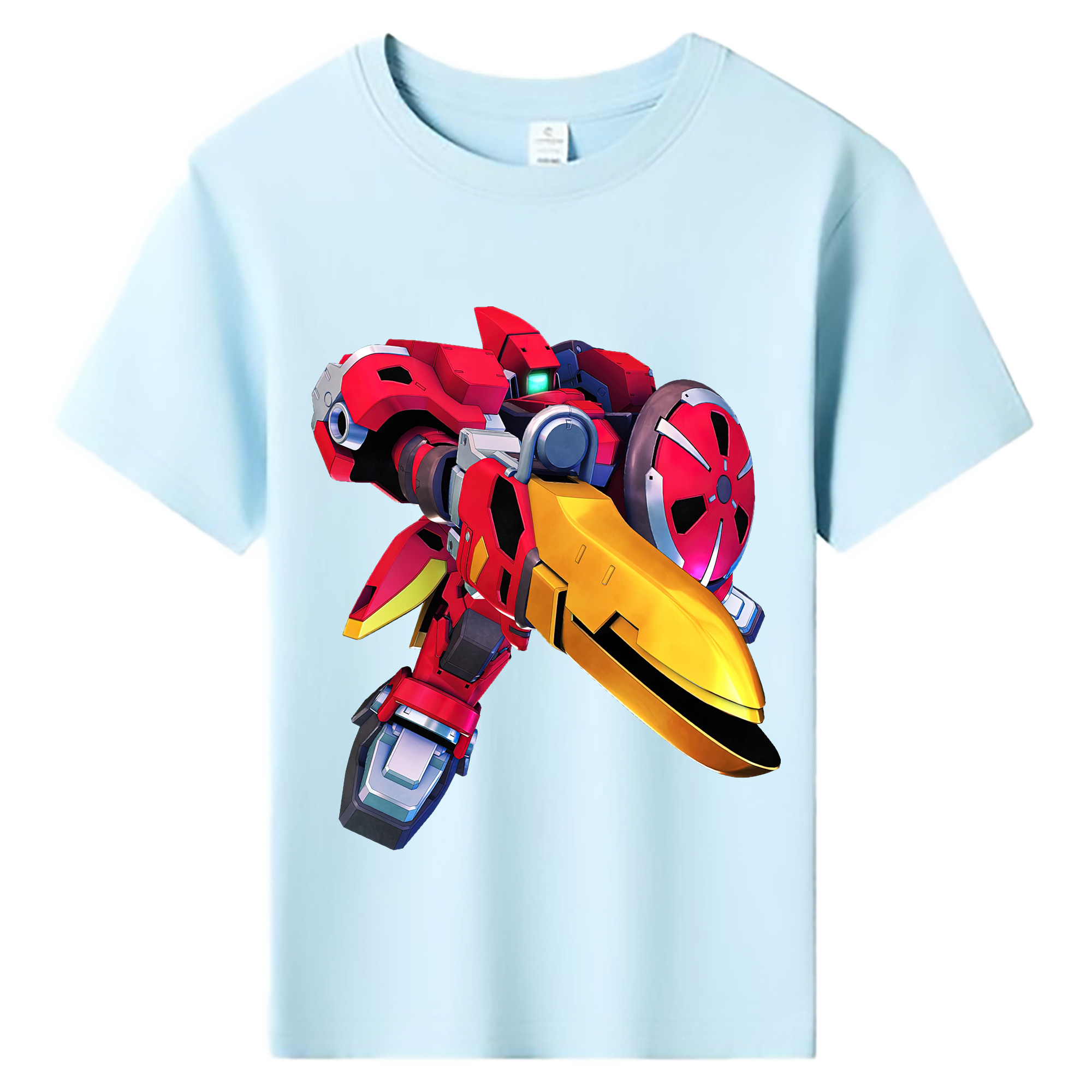（画像用） 機動戦士ガンダム Mobile Suit Gundam 綿100％キッズTシャツ（フロントプリント）